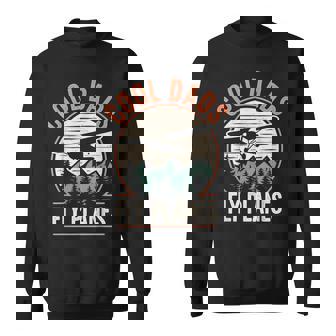 Cool Dads Fly Planes Pilot Dad Father's Day Aviation Sweatshirt | Seseable UK