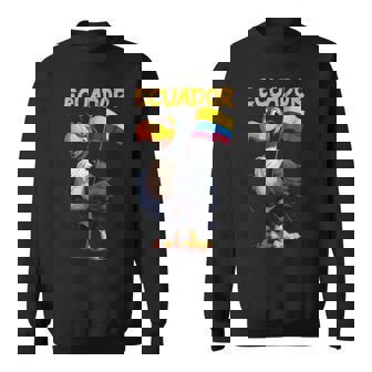 Cool Ecuador Bird Costume With Patriotic Colors Sweatshirt Unisex | Mazezy