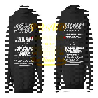 Cool Family '26 Graduation Volleyball Player Sister In Law Sweatshirt Unisex | Mazezy