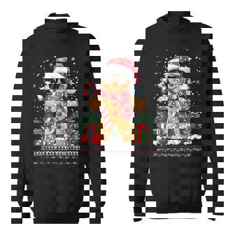 Cool Gingerbread Ugly Sweater Santa Hat Christmas Xmas Boy Sweatshirt | Seseable UK