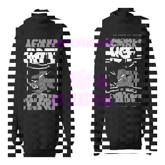 Cool Lacemaker Knotty By Nature For Tatting Lacemaking Hobby Sweatshirt Unisex | Mazezy