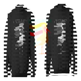 Cool Lithuania Stork In Patriotic Colors Costume Sweatshirt Unisex | Mazezy