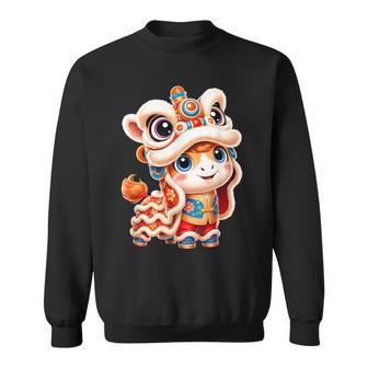 Costume De Danse Du Nouvel An Chinois Pour Cheval Et Lion Cny Sweater e - Cadeauxyz