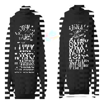 Country Music And 4-Wheeling Country Music Sweatshirt Unisex | Mazezy