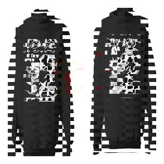 Cow Moo Moo I'm Two 2 Years Old Cow Lover 2Nd Birthday Sweatshirt | Mazezy