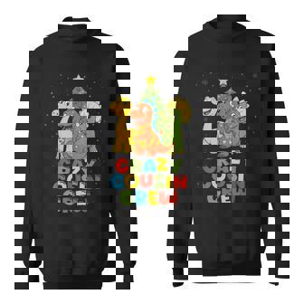 Crazy Cousin Crew Dinosaur Christmas Theme Matching Family Sweatshirt | Seseable CA