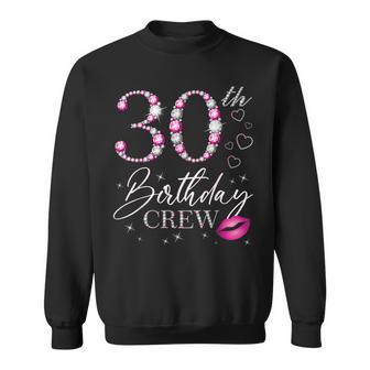 Crew Zum 30 Geburtstagquad Zum 30 Geburtstag 30 Jahre Alt Bday Sweatshirt - Seseable
