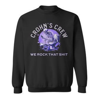 Crohn's Awareness Support Crohn's Toilet Humor Sarcasm Sweatshirt - Thegiftio UK