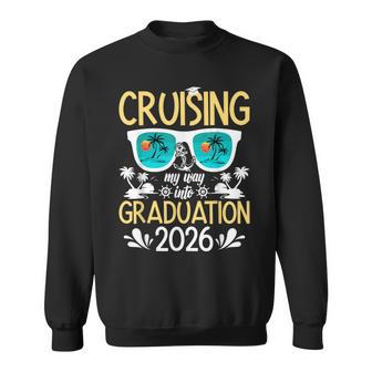 Cruising Into Graduation Cruise 2026 Graduate Cruise Trip Sweatshirt - Thegiftio UK