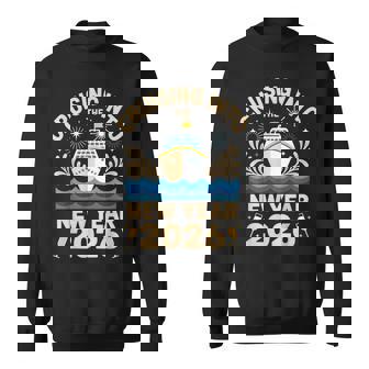 Cruising Into The New Year 2026 Celebration Cruise Holiday Sweatshirt Unisex | Mazezy