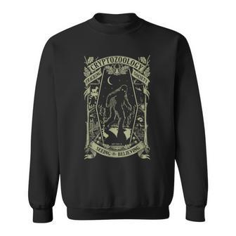 Cryptozoology Tracking Society Cryptid Bigfoot Jackalope Sweatshirt - Thegiftio UK