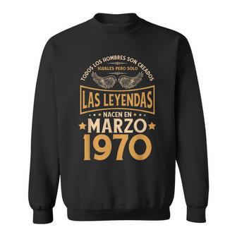 Cumpleaños Hombre Regalos Las Leyendas Marzo 1970 Camisa de entrenamiento - Regaloses