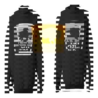 Custer State Park South Dakota South Dakota Bison Herd Sweatshirt Unisex | Mazezy