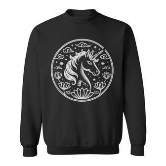 Cute 2026 Unicorn Year Of Horse Lunar Lady Zodiac Happy Free Tank Top Sweatshirt - Monsterry