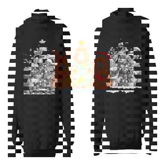 Cute Capybara Christmas Pajamas Xmas Pj Capybara Animal Sweatshirt - Thegiftio