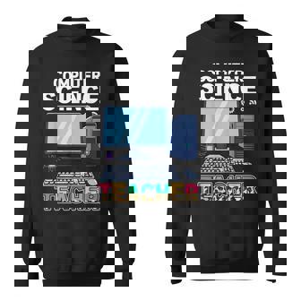 Cute Computer Science Teacher Leopard Appreciation Sweatshirt Unisex | Mazezy