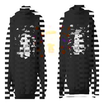 Cute And Cozy Spooky Halloween Pumpkin Ghost Tank Top Sweatshirt Unisex | Mazezy