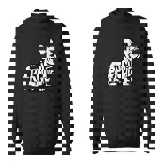 Cute French Bulldog Frenchie Illustration Art Dog Lovers Sweatshirt Unisex | Mazezy