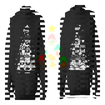 Cute Gnomes Christmas Tree Lights Gnomies Gnome Xmas Holiday Sweatshirt | Mazezy