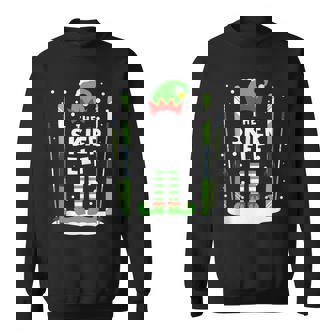 Cute Snowy Xmas Skier Elf Matching Family Christmas Costume Tank Top Sweatshirt Unisex | Mazezy