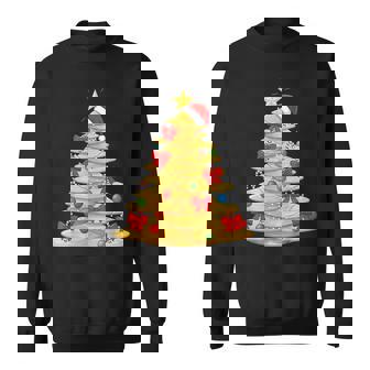 Cymbals Christmas Tree Musician Music Teacher Band Orchestra Sweatshirt Unisex | Mazezy