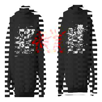 Dabbing Christmas 67 Candy Canes Santa Holiday Kids Humor Sweatshirt Unisex | Mazezy