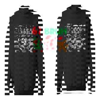 Dabbing Santa Elf 67 Meme 6 7 Christmas Six Seven Bruh Tank Top Sweatshirt Unisex | Mazezy