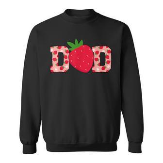 Dad Berry Sweet Cute Strawberry Birthday Matching Family Sweatshirt - Thegiftio UK