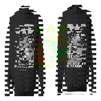 Dad Of The Birthday Boy T Rex Dinosaur Family Party Mens Sweatshirt | Seseable CA