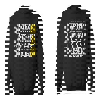 DAD The Man The Myth The Legend Vintage Proud Daddy Husband Sweatshirt Unisex | Mazezy