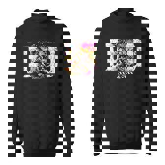 Dad Motocross Dirt Bike Birthday Sweatshirt Unisex | Mazezy