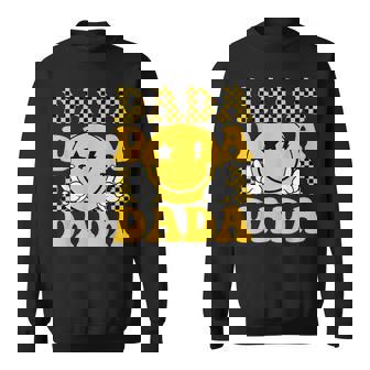 Dada One Happy Dude 1St Smile Face Birthday Family Matching Sweatshirt | Seseable UK