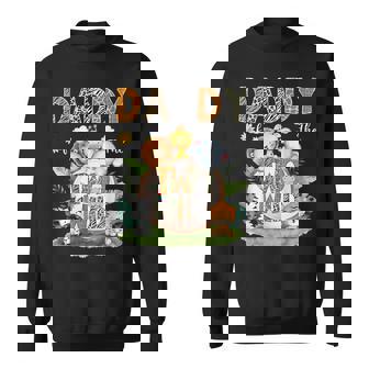 Daddy Of The Two Wild 2Nd Birthday Safari Animal Lover Sweatshirt - Monsterry