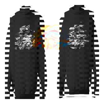 Dads Piratehark グラフィック 漫画 海 アドベンチャーシャツ スウェットシャツ - Kawaiitshirt