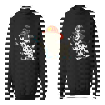 Dalmatian Firefighter Hose Fire Fighting Dog Mom Dad Tank Top Sweatshirt Unisex | Mazezy