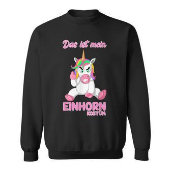 Das Ist Mein Einhorn Kostüm Sweatshirt - Seseable
