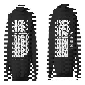 Dasher Dancer Prancer And Bourbon Whiskey Christmas Sweatshirt Unisex | Mazezy