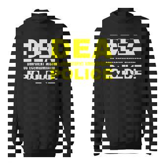 Dea 警察官 麻薬取締局 フロントプリント 長袖tシャツ スウェットシャツ - Kawaiitshirt