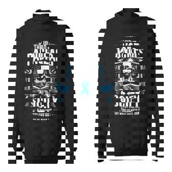 Dead Pancreas Society T1D Type One Diabetes Awareness Skull Sweatshirt Unisex | Mazezy