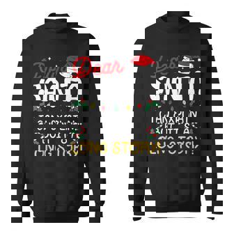 Dear Santa I Can Explain Pajamas Family Matching Christmas Sweatshirt | Mazezy