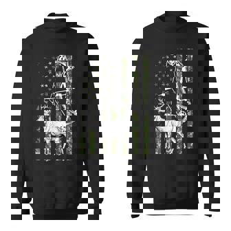 Deer Bowhunter American Flag Archery Hunting Tee Sweatshirt Unisex | Mazezy