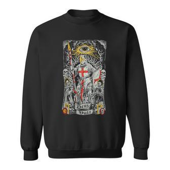 Deus Vult Knights Templar Crusades Sweatshirt | Mazezy