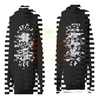 Dia De Los Muertos Tête De Mort Libertad Sweater e - Cadeauxyz