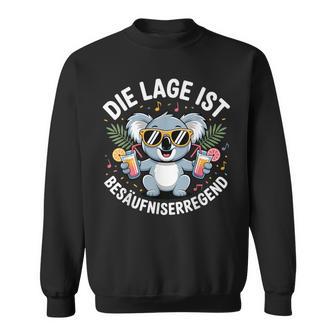Die Lage Ist Besäufniserregend Malle Damen Koala Sweatshirt - Seseable