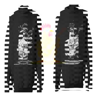 Disfraz De Pollo Blanco Con Guitarra Genial Para Adultos Y Niños Camisa de entrenamiento - Regaloses