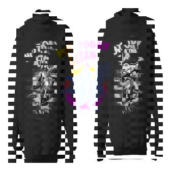 Divertida Con Humor Cristiano De Not Todayatan Con Diseño De Jesús Y Dinosaurio Camisa de entrenamiento - Regaloses