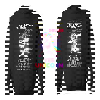 Divertido Navidad Decir No A Las Drogas Decirí A Unicornio Camisa de entrenamiento - Regaloses