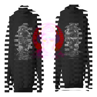 DJ Buddha Zen Beatmaker Buddhism Techno Music Headphones Tank Top Sweatshirt Unisex | Mazezy