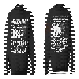 Dog Mom Dog Owner I´m A Baby German Wirehaired Pointer Sweatshirt Unisex | Mazezy