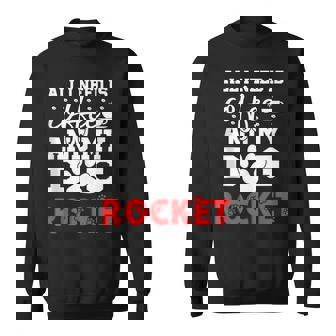 Dog Name Rocket All In Need Is Coffee My Dog Named Rocket Tank Top Sweatshirt Unisex | Mazezy